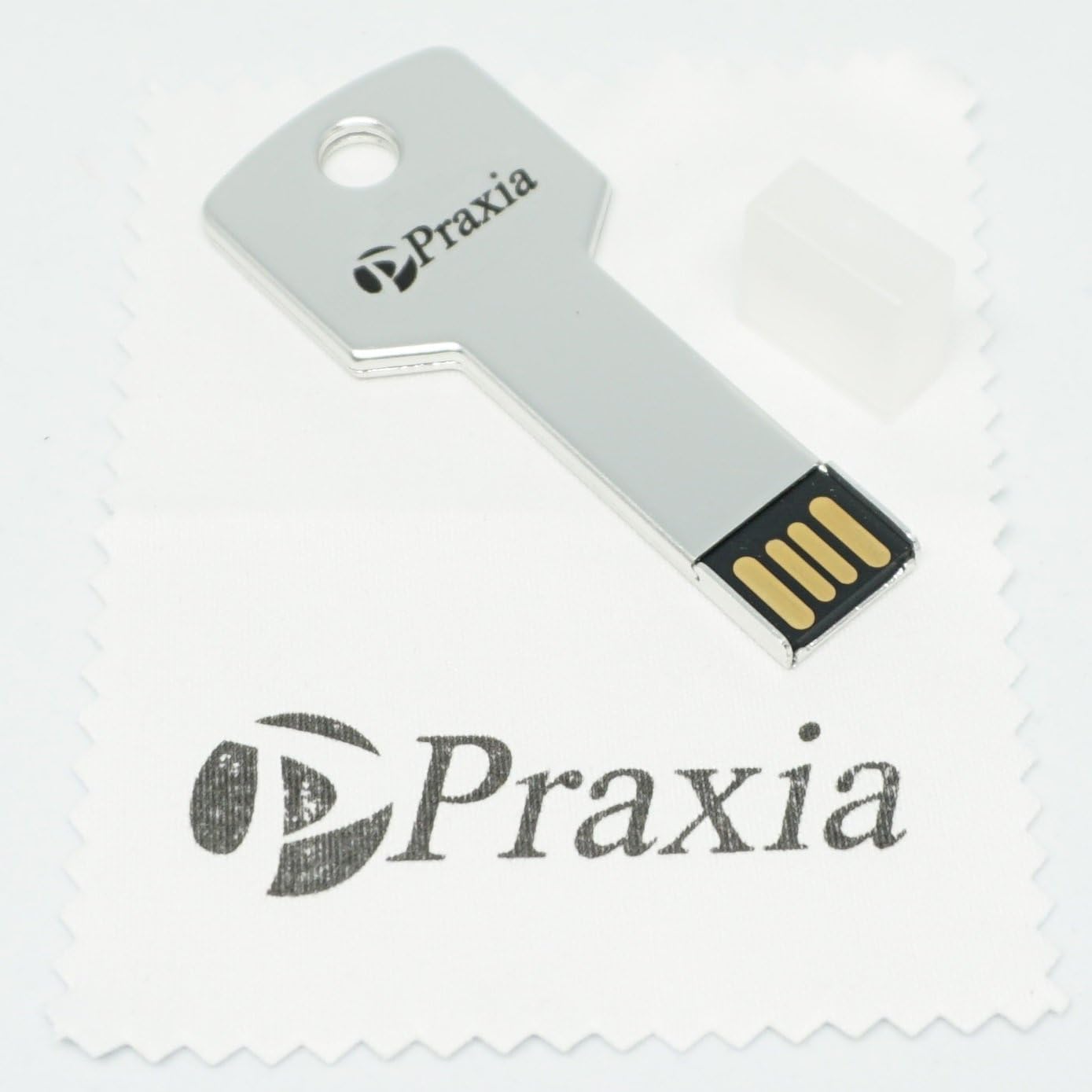 Amazon Praxia カギ型 キータイプ Usbメモリー 16gb クリーニングクロス 端子キャップ付属 Praxia Usbメモリ フラッシュドライブ 通販