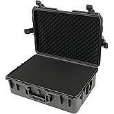 Liyirui Portable Hard Case - Waterproof Carrying Case,with DIY Foam,Large,18.4x 12.6 x 6.3 inch