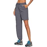 PINSPARK Women's Hiking Zip Off Pants Waterproof Convertible Shorts Lightweight for Camping Sweatpants with Pockets