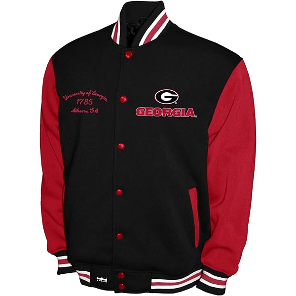 The Leather Jackets Georgia Bulldog Varsity Jacket For Men's (US