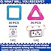 IMZ 66-Pcs Magnetic Building Blocks Set, Construction Building Tiles Creativity Educational Toys for Baby/ Kids, Come with Storage Container (66PCS)