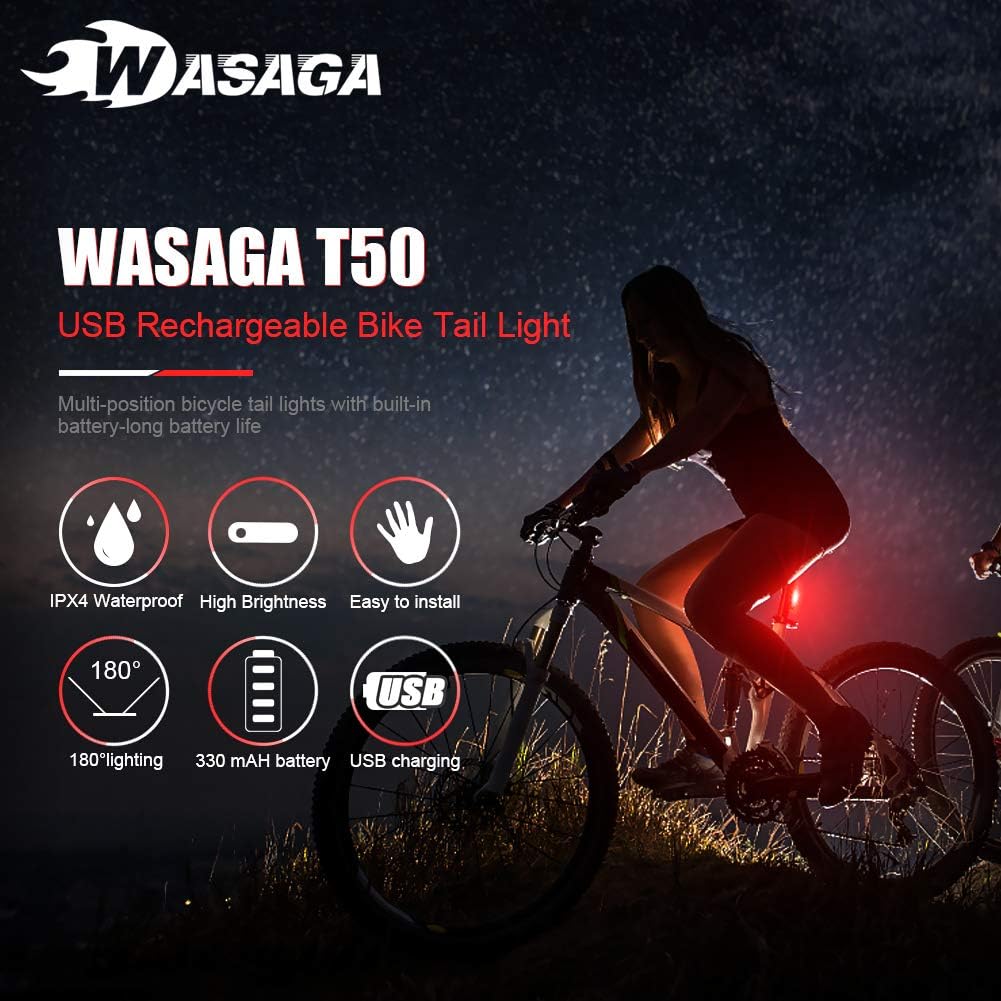 wasaga bike tail light