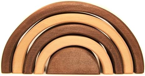 stackable wooden rainbow