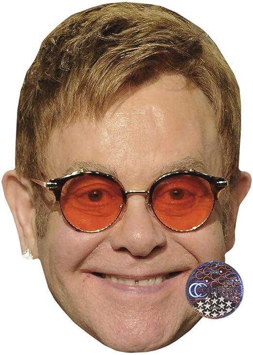 big head with glasses