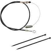 Ganivsor GX21634 Clutch Cable for JohnxDeere JA75, JX75, JX85, JE75 Walk-Behind Mowers - 1 Pack Heavy-Duty Push Pull Cable Replacement with High-Tensile Steel and Heat-Resistant Housing