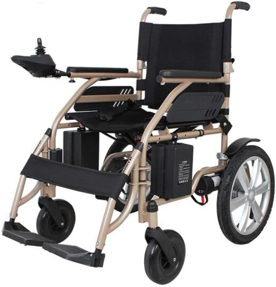 YOLL L&T Heavy Duty Electric Wheelchair Scooter, Powered Wheelchair Foldable 200W2