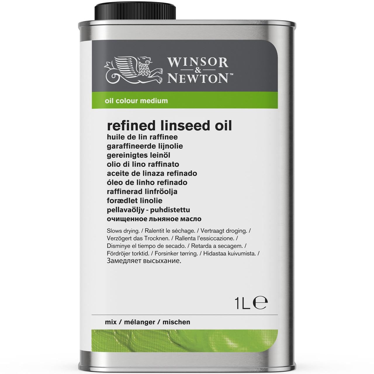 Winsor & Newton 1 Litre Refined Linseed Oil