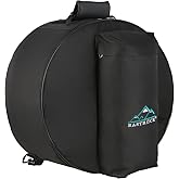 EASTROCK 14"x6.5" Snare Drum Bag, Lightweight Padded Tom Drum Case | Thick Multi-Layer Padding, Leather Handle, Oxford Fabric, Wear-Resistant Bottom, for Storage &amp; Travel