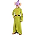 Disney Snow White Dopey Costume Plush Tunic, Hat, Belt, Foot Covers