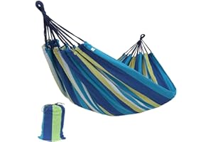 E KAINI Outdoor amacas Garden Camping Hammock,Portable Hammock for Patio Yard Garden Backyard Porch Travel