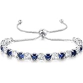 GW Tennis Bracelet for Women Adjustable Slider 14K Gold Plated 4mm Cubic Zirconia Tennis Bracelet Classic Bracelet Fashion Jewelry for Women