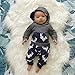 oklady Toddler Infant Baby Boys Deer Long Sleeve Hoodie Tops Sweatsuit Pants Outfit Set(0-3 Months)