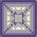 Quilt Kit Elegant Star/Purple Passion/Pre Cut Ready to Sew/QN