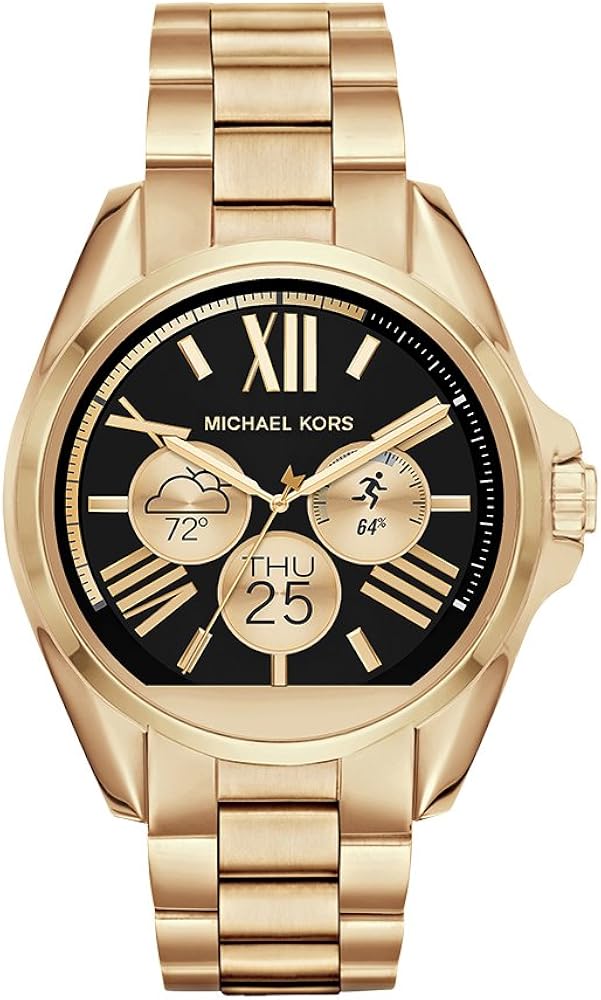 michael kors mkt5001 access touch screen gold bradshaw smartwatch