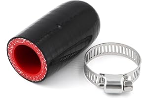 TUOLAUTHON High Temperature 4-Ply Reinforced Silicone Hose Cap ID 3/4 Inch(19mm) Hose End Plug For Turbo Bypass Valve/Vacuum/Fix Leak/Throttle Body Water Port/Heater Core/Coolant Heater Bypass Vacuum Water Port