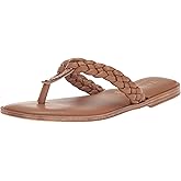 Easy Street Tuscany Women's Coletta Flat Sandal, Tan, 8