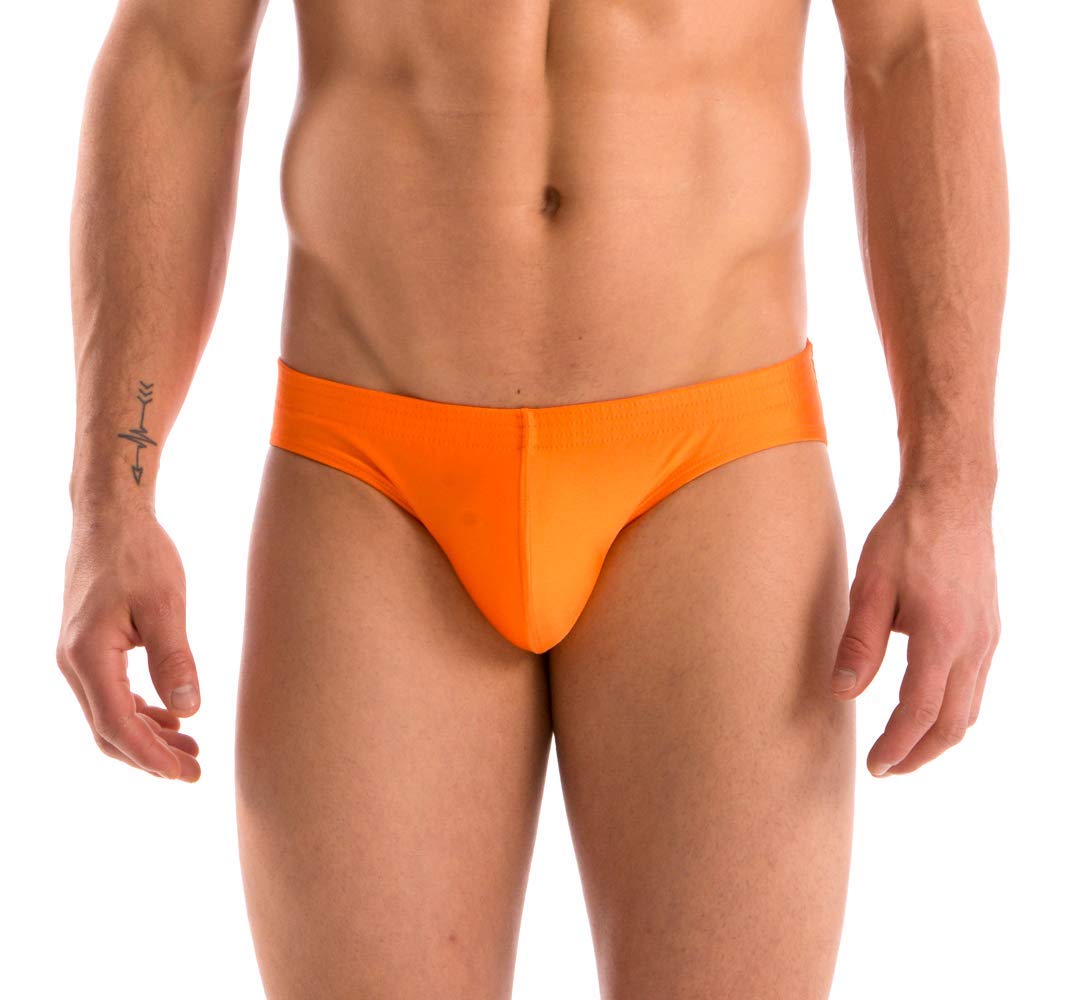Gary Majdell Sport Mens Solid Orange Contour Pouch