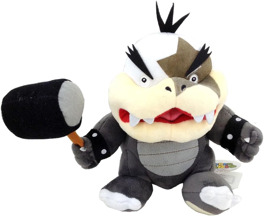 Amazon ã¹ã¼ã'ã¼ããªãªbros Morton Koopa Jr With Hammer Soft Plush Toy Koopalings Bowser Doll Kids 7 5 ã¬ãããã¿ ããã¡ã