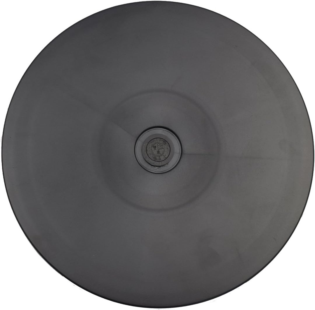 AsiaLONG Lazy Susan 9" Inch Multi Purpose 360 Degree Heavy Duty Rotating Platform / 22.5cm Turntable / For use with TVs, Computer Monitors, Cabinets Monitor, Laptop, Cake Decorating, Dinner Table, Hifi Speakers - Black