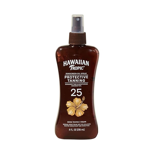 HAWAIIAN TROPIC PROTECTIVE TANNING OIL SPRAY SUNSCREEN SPF...