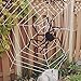 Jiaqee Creepy Halloween Decoration Spider - 60 Inch Giant Scary Hairy Spider For Halloween Outdoor Decor