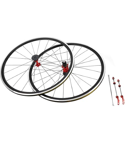 700C Fixed Gear Bicycle Wheelset - 30mm Alloy Rims, V-Brake Compatible, 100/120mm Hubs