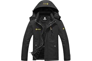 GEMYSE Men's Mountain Waterproof Ski Snow Jacket Winter Windproof Rain Jacket