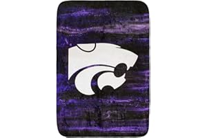 College Covers Everything Comfy Kansas State Wildcats Color Swept Soft Throw Blanket, 42" x 60"
