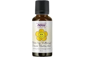 NOW Essential Oils, Cheer Up Buttercup! Oil Blend, Uplifting Aromatherapy Scent, Blend Pure Citrus Essential Oils, Vegan, Chi