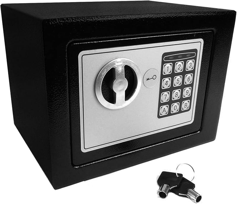 Hyfive Safebox For Home Small Digital Keypad Safe with Two Keys