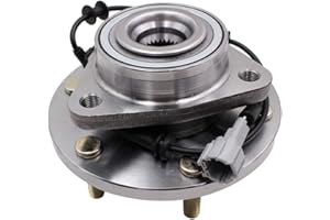 MACEL 515066 Front Wheel Hub Bearing Assembly Compatible with 04-07 Infiniti QX56, Nissan Titan, 05-07 Nissan Armada, 04 Nissan Pathfinder Armada 6 Lugs W/ABS