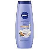 NIVEA Nourishing Shea Butter Body Wash, Nourishing Serum, 20 FL OZ | Moisturizing Body Wash Enriched with Provitamin B5 and Vitamin E, for Softer Skin, Shaving Cream Alternative