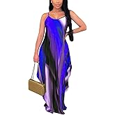 BessCops Summer Maxi Dresses for Women 2026 Plus Size Sundresses Casual Fashion Sleeveless Loose Long Sexy Dress with Pockets