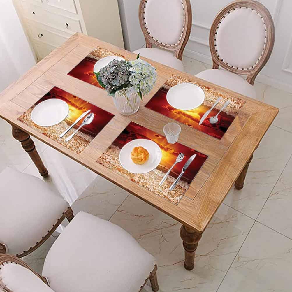 Heat Resistant Dining Table Place Mats Kitchen Table Mats, Ocean Decor
