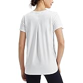 baleaf Women's Short Sleeve Workout Shirts Athletic Running Yoga Tops with Curved Hem Quick Dry Sun T-Shirt UPF 50+