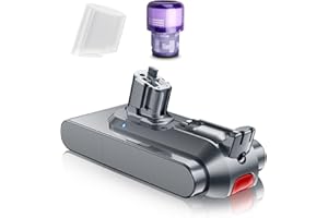 BONACELL 7000mAh V11 Battery Replacement for Dyson Button Click in Installation Style V11/Extra/Absolute/Animal/Torque Drive/Outsize/V15/SV15/SV22 25.2V Cordless Vacuum Battery (Not for Screw-in Models)