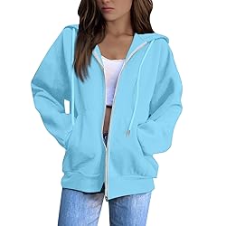 MKLUNJOP Jackets For Women Zip Up Hoodie Women 2025