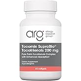 Nutricology Tocomin SupraBio Tocotrienols 200 mg Supplement - Tocotrienols Vitamin E for Men & Women, Palm Tocotrienol Complex, Supports Optimal Absorption, Softgels - 120 Softgels