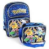 Pokemon 16 inch Backpack and Lunch Box Set (Pokemon Blue)