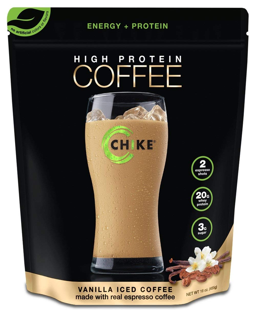 Chike High Protein Iced Coffee Vanilla, 14 Servings (16 Ounce