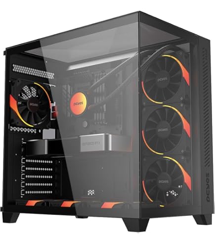 ZXCVBNAS Capa para computador Anime ATX Mid Tower PC Gaming Case