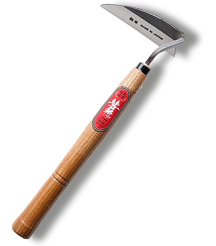 Amazon.com : KAKURI Japanese Weeding Sickle Hoe Garden Tool 4.7