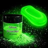 LiME LiNE Automotive Grade Basecoat Maker Pigment Powder, Glow in the Dark (Green.)