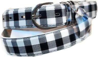 checkered belt amazon
