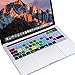 XSKN Lightroom Shortcuts Silicone Keyboard Skin Cover for 2016 2017 2018 MacBook Pro 13 inch (A2159 A1706 A1989) MacBook Pro 15 inch (A1707 A1990) and PET Touch Bar Film - US and EU Common Version