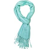 Falari Women's Soft Solid Color Pashmina Shawl Wrap Scarf, for Wedding, Bridesmaid Gifts, Evening Dress