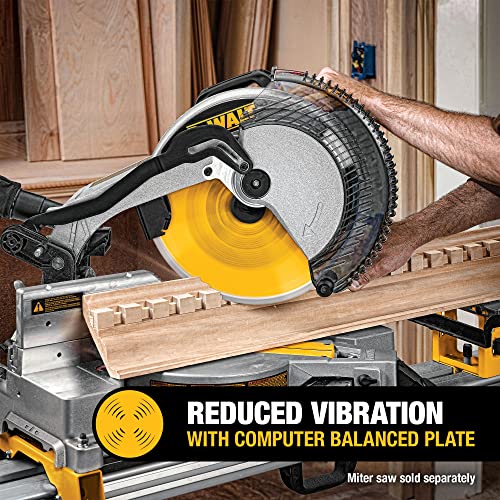 DEWALT 12Inch Miter Saw Blade, Crosscutting, Tungsten Carbide, 80