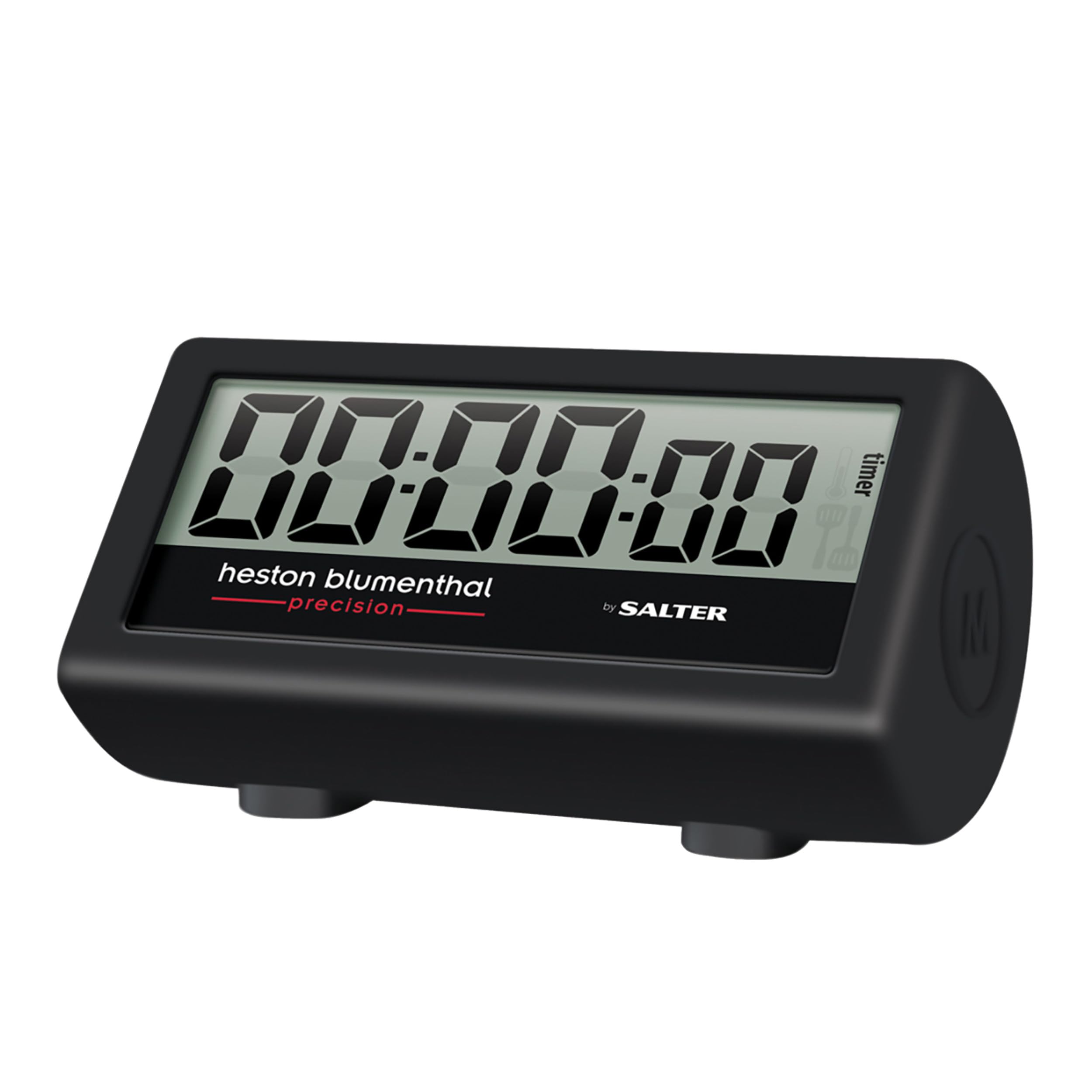 Heston Blumenthal Precision By Salter 357 HBBKXR 3 In 1 Kitchen Timer, Indoor & Outdoor BBQ Cooking Countdown, Temperature Check & Turn Reminder, Weather Resistant, 99 Minute, 59 Second Count Up/Down