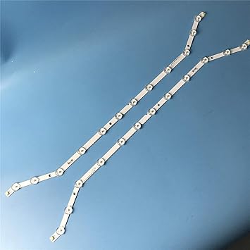 fidgetgear 2pcs led tira para samsung 32 pulgadas d3ge 320sm1 r2 ue32h5373as cy df320bglv1h tv