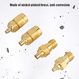 Bewinner 4pcs MCX to SMA Adapter Connector Kit 50 Ohm Nickel-Plated Brass MCX view 4